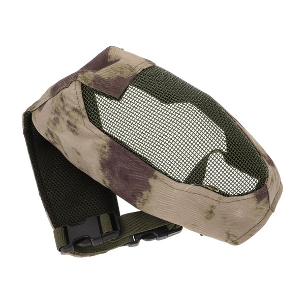 Generic Breathable Mesh Fencing Mask with Straps for Outdoor Sports