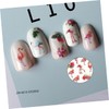 Outanaya Flamingo Kids Nail Art Stickers 3 Sheets Fingernail Decals