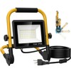 10000LM LED Work Light: Portable Work Light with 16.4FT/5m Cord