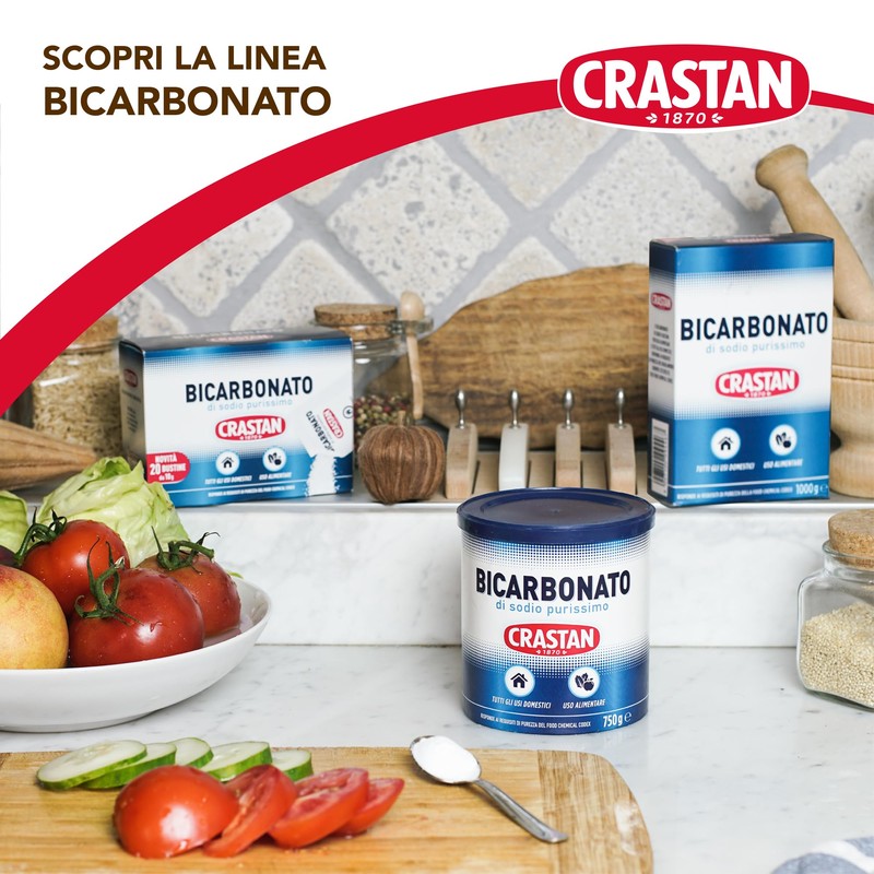 Crastan Bicarbonato Di Sodio Ad Uso Alimentare, 750 Grammo