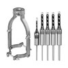 Yuqutum 6-Piece Square Hole Drill Bit Set (5 Drill Bits
