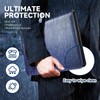 Zippered Padfolio Organizer, WRIYES Leather Planner Binder, 10.2 Inch Portfolio