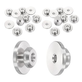 PATIKIL 1/8 Inch Level Wheel Protector Sleeve, 20 Pack Cable Railing Kit Protective Sleeves T316 Stainless Steel Cable Grommets for Residential Outdoor Stairs Fences