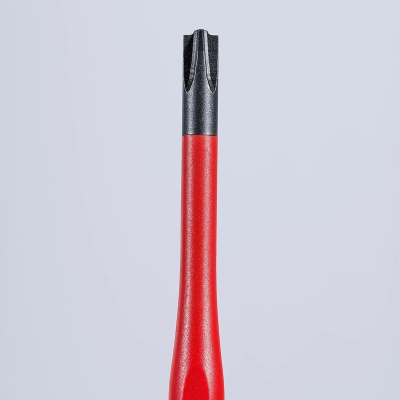 Knipex Schraubendreher (Slim) PlusMinus Phillips® brüniert, isolierender Mehrkomponenten-Griff, VDE-geprüft 212