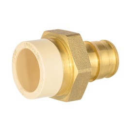 (Pack of 5) EFIELD 1/2" Pex A x 1/2" CPVC Adapter Expansion Brass Fitting ONLY For Pex-A Tubing Connection, ASTM F1960