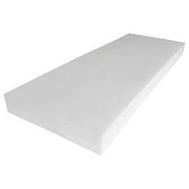 Foamma 1" x 19" x 88" High Density Upholstery Foam Cushion (Seat Replacement, Upholstery Sheet, Foam Padding) Made in USA!!