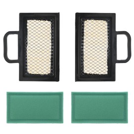 Aylux Pack of 2 698754 499486S Air Filter with 273638S Pre-filter Fits John D140 D130 L120 L118 LA135 LA120 LA130 Lawn Mower Tractor for B&S 18-26 HP Intek V-Twins Engines