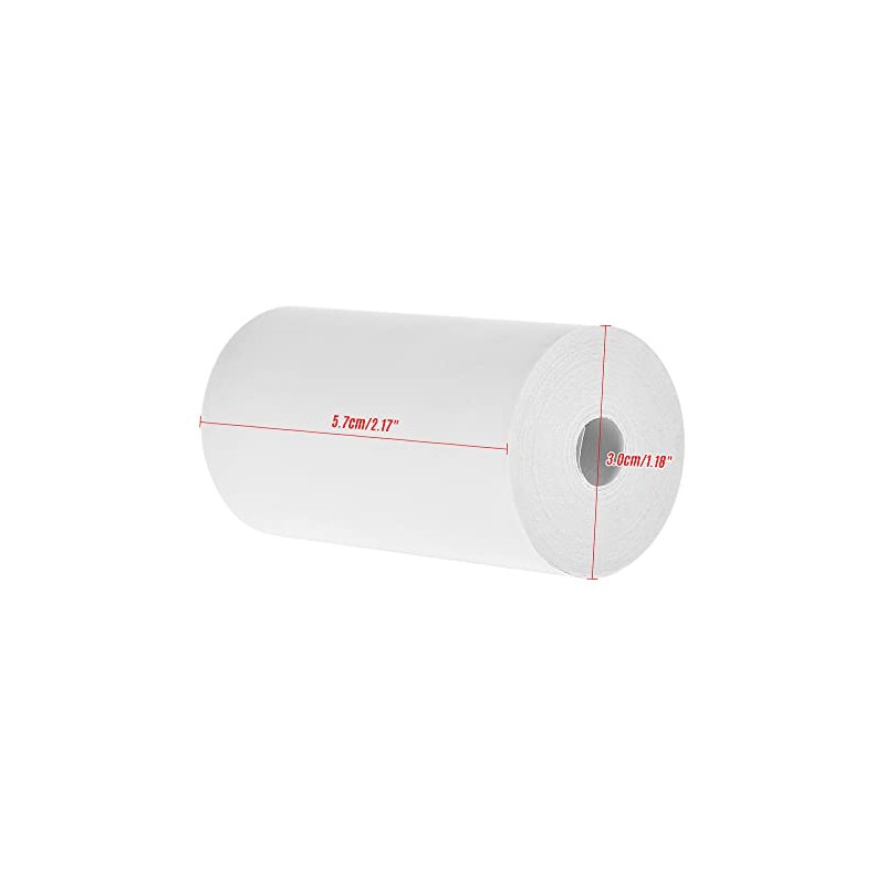 Sunydog 10 Rolls of Paper Pt-210 58mm Portable Thermal Printer