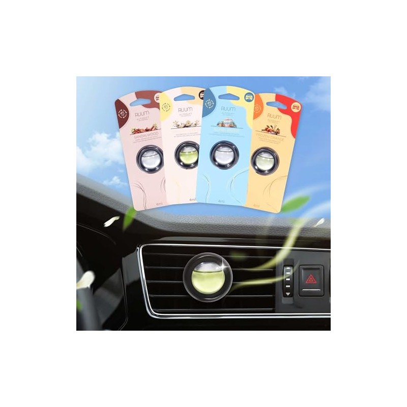 RUUM Car Air Freshener Clips Creamy Vanilla (Pack of 3)
