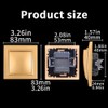 On/Off Switch, 1-Gang Gold Wall Switch, Mechanical Wall Switch 86