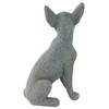 LEONARDO LP42732 Figure | Silver Art Sitting Chihuahua | 1