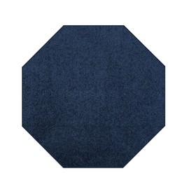 Bright House Solid Color Area Rugs Navy - 2' Octagon, Indoor, Stain & Fade Resistant, Perfect for Living Room, Bedroom, Dining Room, Entryway, Doorway, Pet & Kids Friendly Rug, Wedding, Made in USA