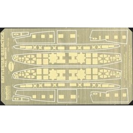 Battlestar Galactica Hull Inserts Model Kit Photoetch Set