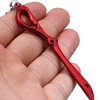 Red Scissor Blade Sword Key Ring Keychain