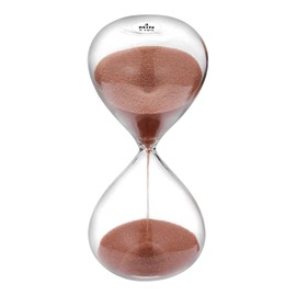 CNCJ Hourglass 3 Minute Sand Timer, Cocoa Sand Clock, Large Sand Watch 3 Min, Colorful Minimalist Hour Glass Sandglass, reloj de Arena 3 minuto for Classroom, Home, Desk, Office Decor