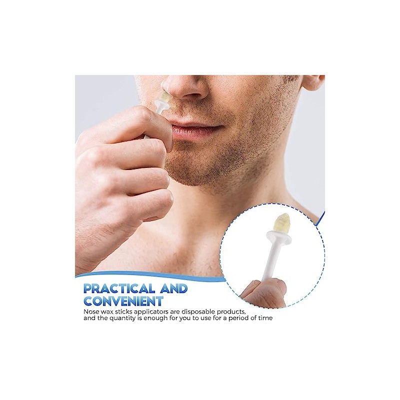 Nose Wax Sticks for Hair Removal 100 pieces ABS Double-headed