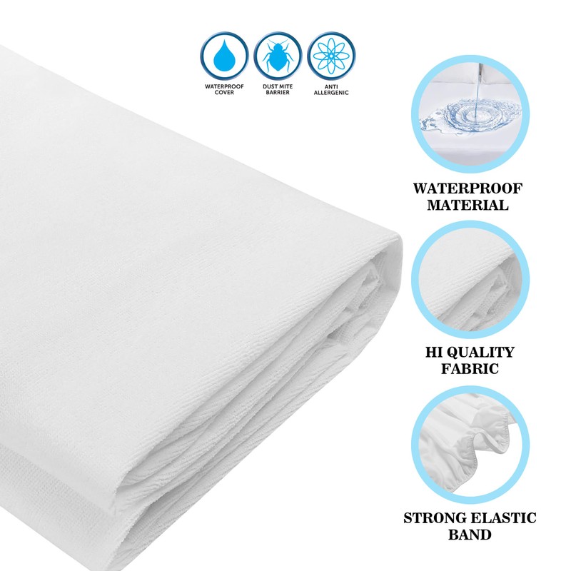 1Above 100% Waterproof Mattress Protector, Anti-Allergy and Breathable Material Mattress