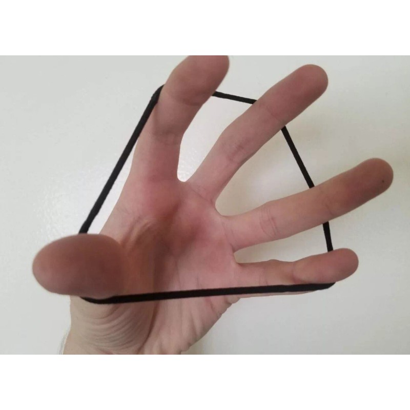 Dandyline 100 Pack Hairties 3mm Black Dandyline 10 Packages