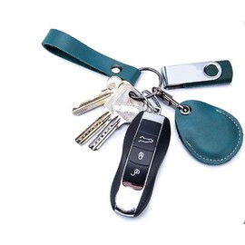 Key Fob Holder Key Chains Smart Key protector common access card cover (Black, One size)