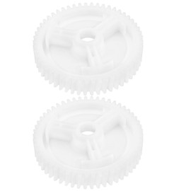 eMagTech 2pcs Car Power Window Motor Gear Front Rear Power Window Regulator Motor Gear G22C5958X Compatible with Mazda 3 5 6 CX-7 CX-9 RX-8 White