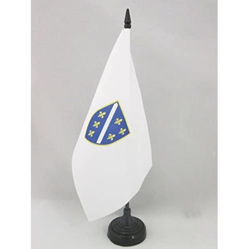 AZ FLAG BOSNIA AND HERZEGOVINA 1992-1998 TABLE FLAG 5'' x