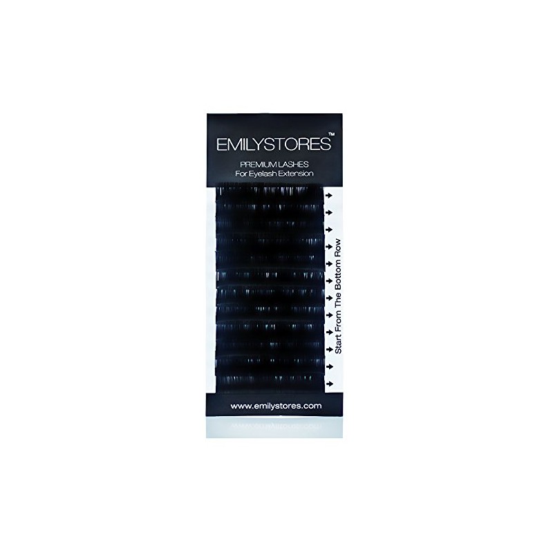 Eyelash Extensions 0.15mm Thickness D Curl Length 12mm Silk Mink