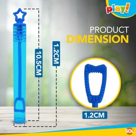 20pk Neon Bubble Wands, Super Fun Bubbles Party Bag Fillers for Kids Bubbles, Mini Bubbles for Party Bags, Bubble Wands for Kids Multipack, Party Bubbles, Vibrant Colors Party Bag Bubbles Extravaganza