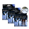 Home Master 10 Jar Shaped Mini LED Light String, Cool