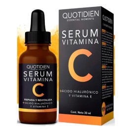 Serum Facial Vitamina C + Ácido Hialurónico + Vitamina E - Skin Care Día / Noche - Antienvejecimiento - Antimanchas - Aclara Suero Cuidado Facial Antioxidante Para Todo Tipo De Piel - Skincare -30ml