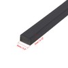 sourcing map Solid Rectangle Rubber Seal Strip 5mm Wide 3mm