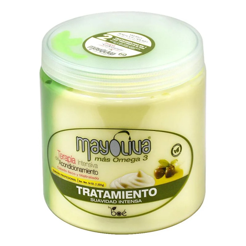 Boe Mayoliva Omega 3 Tratamiento, 36 Onzas