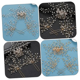 Beavorty 1set Wedding Hair Comb for Bride Delicate Rhinestone Hairpin Romantic Hair Decor for Bridal Bridesmaid Engagement and Special Occasions