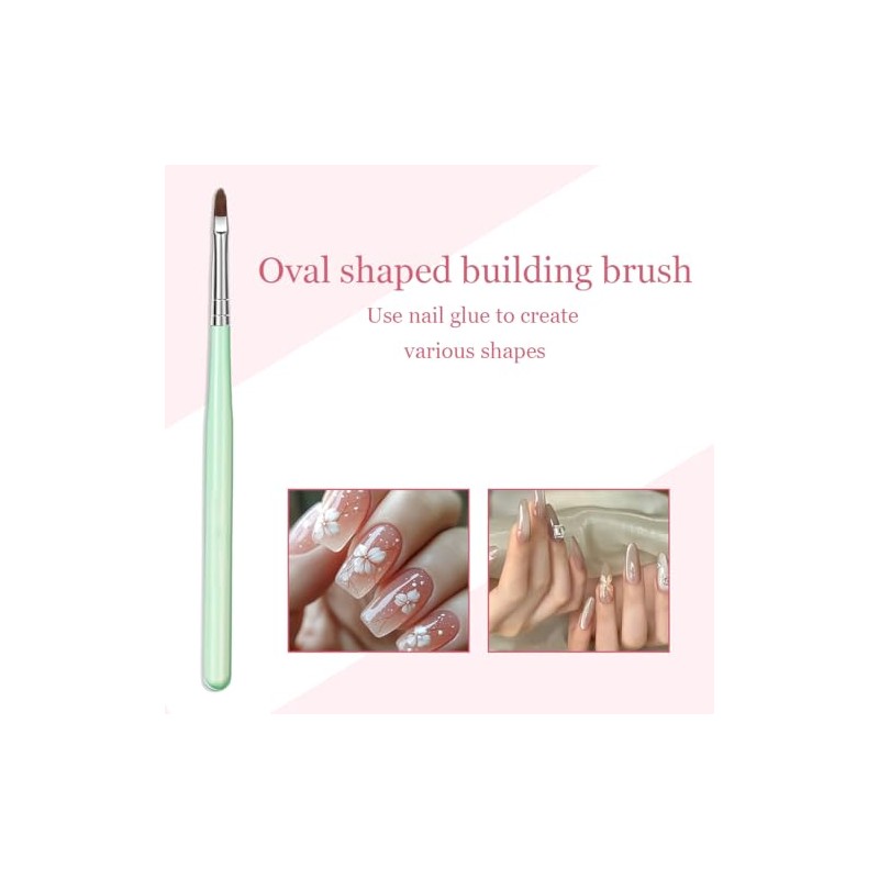 Juego de brochas profesionales para decoración de uñas de 6