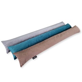 4L Textil Draught Excluder Draught Excluder Wind Stopper for Doors and Windows Draught Stopper for Door Snake Door Roller 70 cm 80 cm 90 cm 100 cm 150 cm (Velvet 02, 70 cm)