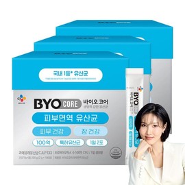 CJ Biocore Skin Immunity Lactic Acid Bacteria 30p, 200g, 3 units / CJ 바이오코어 피부면역 유산균 30p, 200g, 3개