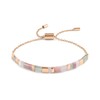 RADLEY 18ct Rose Gold Semi Precious Stone Friendship Bracelet