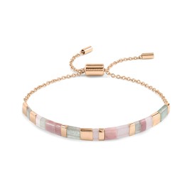 RADLEY 18ct Rose Gold Semi Precious Stone Friendship Bracelet