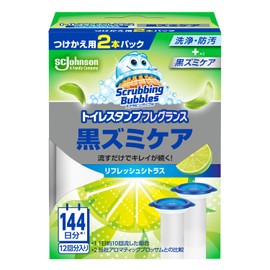 Johnson Scrubbing Bubble Stamp Black Zumiri Fresh Citrus Refill 38G x 2 Pieces