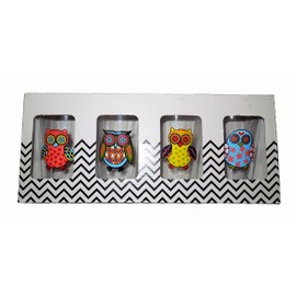 Home Essentials StarStruck Highball Glasses - Night Owl