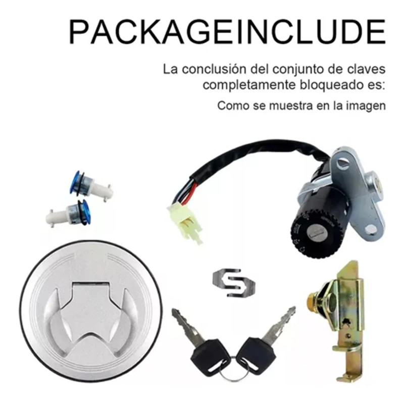 Switch De Ignicion Completo Para Italika 125z Wf04020105