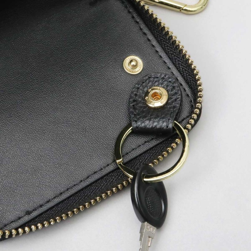 Scandinavian Forest Women's Key Case, Smart Key Case, Genuine Leather,