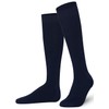 Mysocks Unisex Knee Socks, Long Socks - navy, size: 37-41