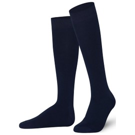 Mysocks Unisex Knee Socks, Long Socks - navy, size: 37-41