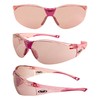 Global Vision Cruisin Safety Sport Motorcycle Sunglasses (Pink)