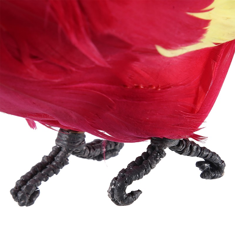 Simulation Feather Parrot Beautiful Artificial Bird Decor Party Garden Home
