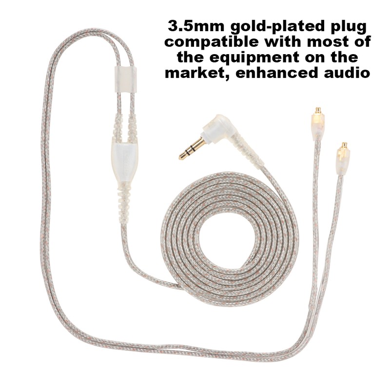 Braided Headphone Wire Fit for se215 se425 se535 se846 ue900(Transparent