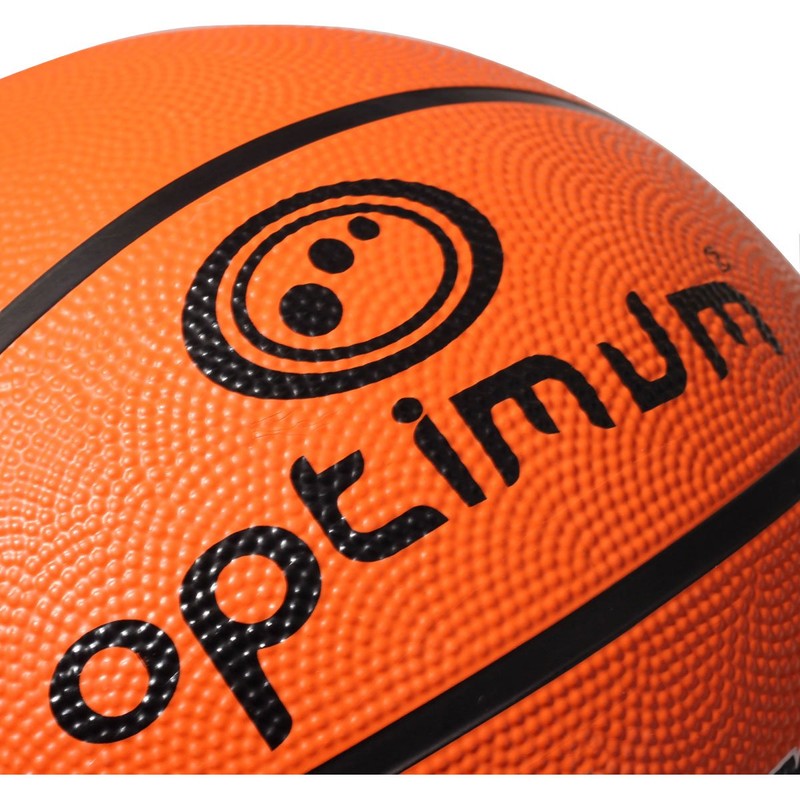 Optimum Street Basketball - Durable Korean Rubber with All-Weather Grip