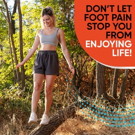 PhysFlex Compression Socks for Plantar Fasciitis, Achilles Tendonitis Relief - (1 Pair) Ankle Compression Sleeve for Heel Spurs, Foot Swelling & Fatigue - Arch Support Brace for Everyday Use