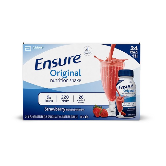 Ensure Original Nutrition Shake, Strawberry (8 fl. oz., 24 count.)