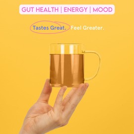 Fifth Ray Cosmic Hue Gut Health Tea - Cosmic Hue Gut Repair for Men and Women | Caffeine Free Tea for Bloating Relief | 30 Servings | Vegan & Gluten Free All Natural Digestive Blend